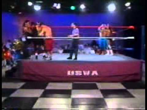 The First appearance of the Nation of Domination in USWA