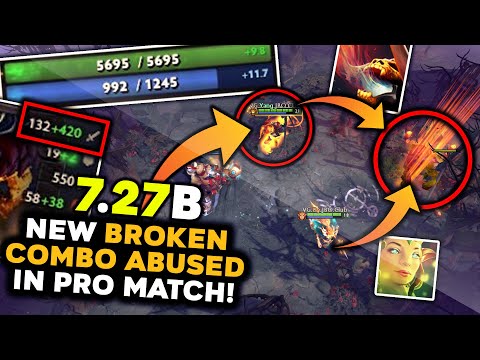 Clinkz 5.7k HP - NEW BROKEN COMBO ABUSED in PRO DOTA - 7.27B Patch - WTF DOTA 2