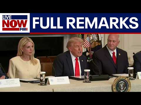 Video | FULL: President Trump and the National Fraternal Order of Police hold roundtable talk