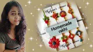Handmade Rakhi | Raksha bandhan 2021#short #shorts #ytshorts #trending #shortvideo  #youtubeshorts