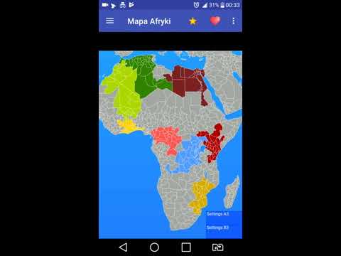 Map of Africa Video