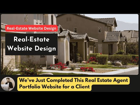 Real Estate Agent Portfolio Website — client website video