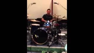 Dan Balan on drums