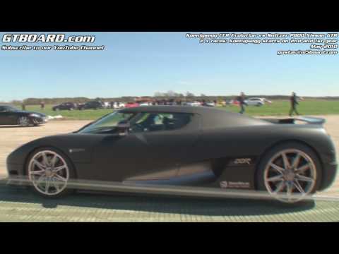 1080p:Switzer P800 Nissan GTR vs Koenigsegg CCR x 2 Races