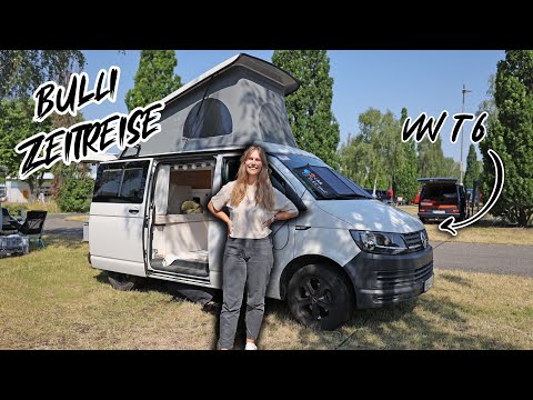 Bulli Zeitreise! 🚐 Katha lebt und arbeitet in ihrem selbst umgebauten VW T6 Campervan!