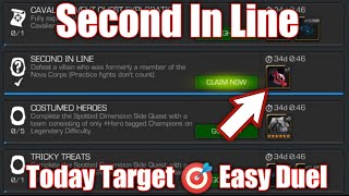 MCOC Today Target 🎯 - Second In Line| Easy Duel