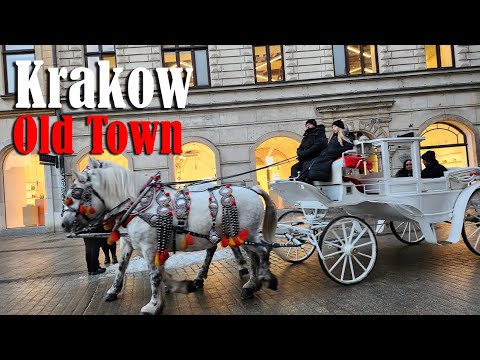 Walking KRAKOW Old Town 2023 4K, POLAND