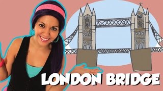 London Bridge is Falling Down with Lyrics - Nursery Rhymes on Tea Time with Tayla