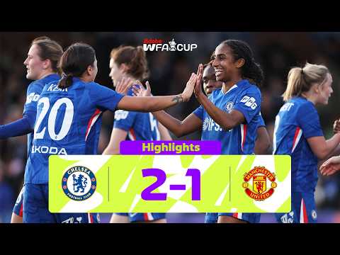 GIRMA IN THE GOALS! 🔥 | Chelsea (2-1) Manchester United | Fifth Round | Adobe Women's FA Cup 2025-26