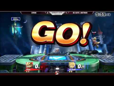Smash 4 Versus Weekly 12/17/15 - Winners Qtrs - Zurak (Fox) vs 8Bitman (ROB/Cloud)