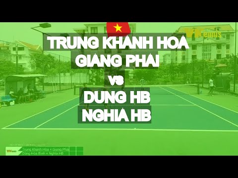 Trung Khanh Hoa - Giang Phai 🆚 Dung Hb - Nghia Hb * 80 Vntennis - Ha Nam Open