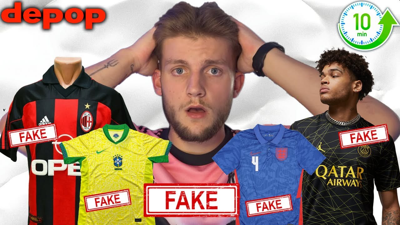 How Many FAKE Football Shirts Can I Find on DEPOP in 10 minutes?!