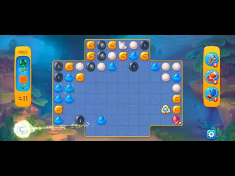 Fishdom Easy Level 9902 (with full horseshoe boosters and double bombs) @choraelmin