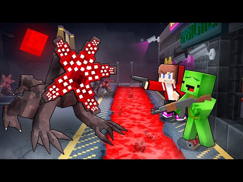 STRANGER THINGS VS Security House - Maizen Minecraft Animation