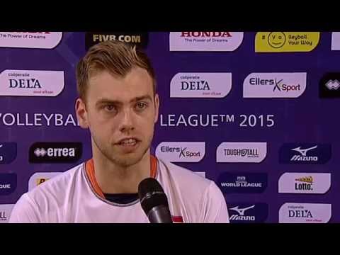 Interview met Gijs Jorna na Nederland - Finland (World League 2015)