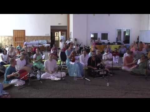 HG Sarvatma Prabhu, Kirtan Mela Germany 2014 Day 03 - mix from 2 cameras