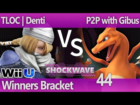 SW 44 Smash 4 - TLOC | Denti (Luigi) vs P2P with Gibus (Charizard, Greninja) - Winners Bracket