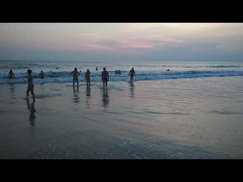 Купание на закате. Коста-Рика 2018