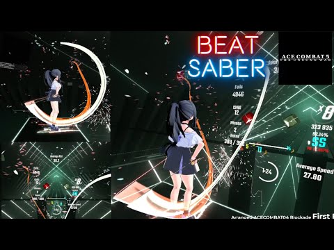 【ビートセイバー】 First Flight - 小林啓樹 (PROJECT ACES) (ゲーム『ACE COMBAT 5』Mission 4 BGM) / Mapper Seni