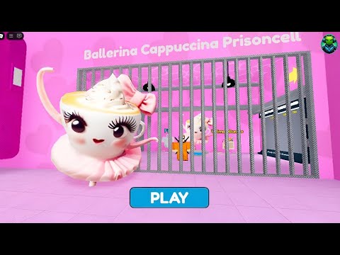 Ballerina Cappuccina Trapped Me in Her Dance Prison! 💃 Roblox Obby Escape (No Death, No Commentry)