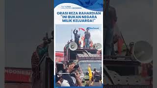 Orasi Reza Rahardian saat Demo Tolak RUU Pilkada: Saya Gelisah, Ini Bukan Negara Milik Keluarga!