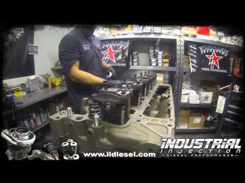 Time Lapse 12V Cummins Cylinder Head Install - Industrial Injection