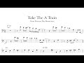 Take the "a" train - Oscar Peterson (Ray Brown bass) | bass transcription