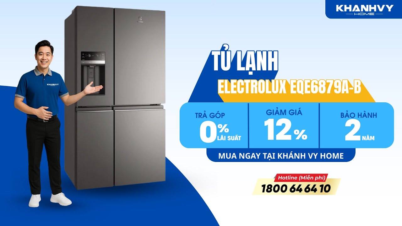 Tủ lạnh Electrolux EQE6879A-B