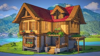 Minecraft: How To Build a Starter Oak House