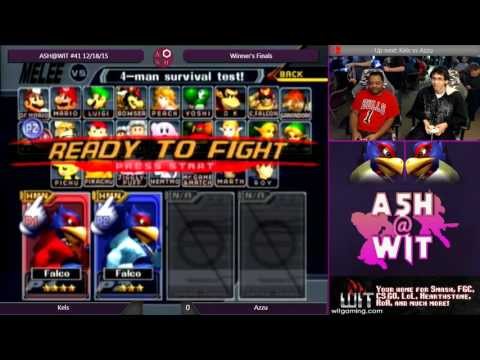 Kels (Falco) vs Azzu (Falco) - ASH@WIT #41 Melee Winner's Finals
