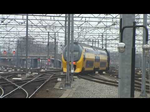 UTRECHT CENTRAAL STATION showing passenger trains