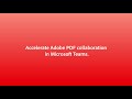 Adobe Acrobat for Microsoft Teams | Adobe Document Cloud