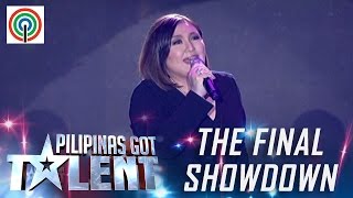 Pilipinas Got Talent Season 5 Live Finale - &quot;Bituin Walang Ningning&quot; - Sharon Cuneta