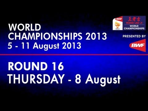 R16 - MD - Chai B./Zhang N. vs M.Boe/C.Mogensen - 2013 BWF World Championships