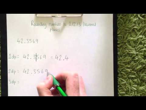 How to round numbers to 1/2/3 Decimal Places!