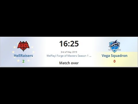 HellRaisers vs Vega Squadron (2:0) Highlights at WePlay!Forge of Masters Season 1 Finals(03.05.2019)