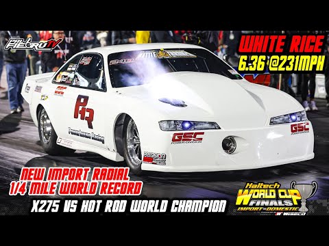 Eric Laferriere Resets 1/4-Mile Import Radial Record At World Cup