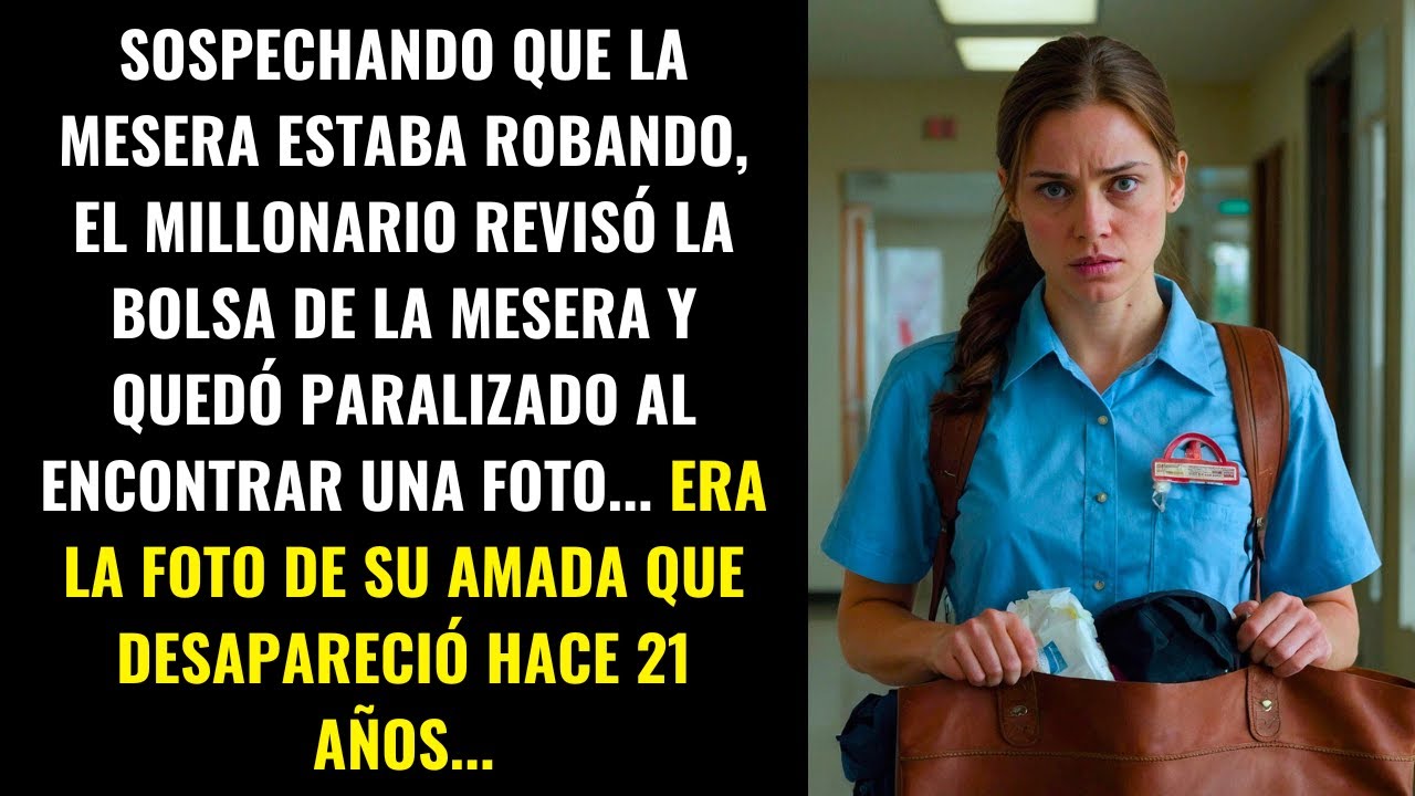 EL MILLONARIO REVISÓ LA BOLSA DE LA MESERA Y HALLÓ UNA FOTO... ERA SU AMADA DESAPARECIDA...