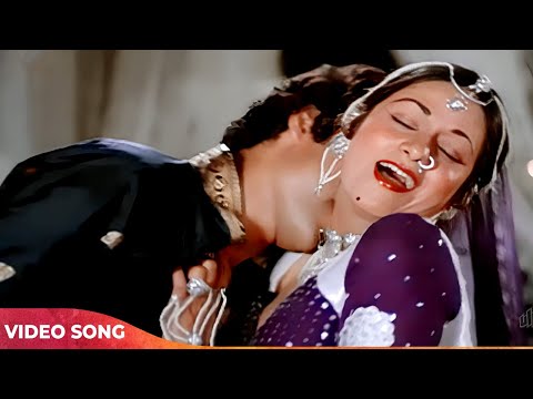 Kaliyon Ka Chaman... Thoda  Resham Lagta Hai 4K | Lata Mangeshkar | Asha Irani Item Song