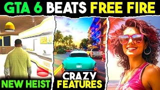 GTA 6 Beats Free Fire 😱, Biggest GTA 6 Leak Found, New Character Revealed, New Heist, PS5 Pro & More