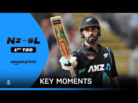 NZ vs SL: 1st T20 - Key Moments | Prime Video India
