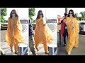 Katrina Kaif Reached Airport Dressed As Punjabi Kudi Looked Amazing In Yellow Suit And Shoes