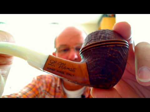 Pfeife rauchen: L. VIPRATI - "Sabbiata" Rhodesian (sandgestrahlt)
