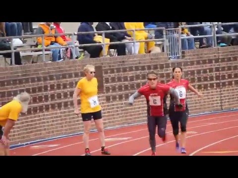 Penn Relays 2016: Masters Mixed 4x100 70 and older (Finals-1heat)