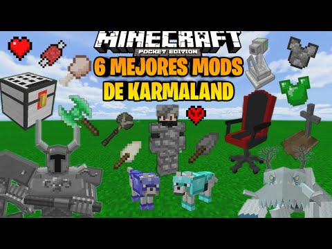 TOP 6 MEJORES MODS de KARMALAND 4 para MINECRAFT PE 1.16.0 y 1.14 - Parte 6