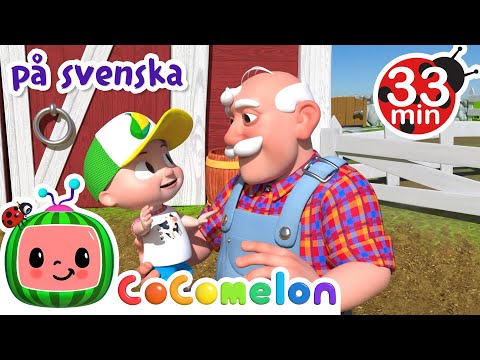 Per Olsson hade en bonnagård | +och Fler Barnvideor | Sånger för Barn | CoComelon Svenska