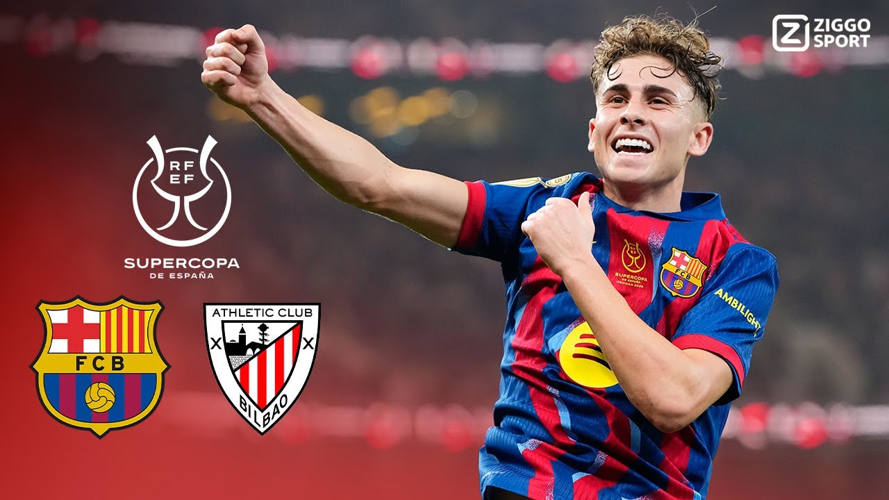 FRIVOOL BARCELONA LAAT NIKS HEEL VAN DE BASKEN!!😱🥵 | Barcelona vs Athletic club | Super Copa 2025/26