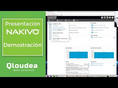 Demostración de Nakivo - Creación y recuperación de copias de seguridad de VMware