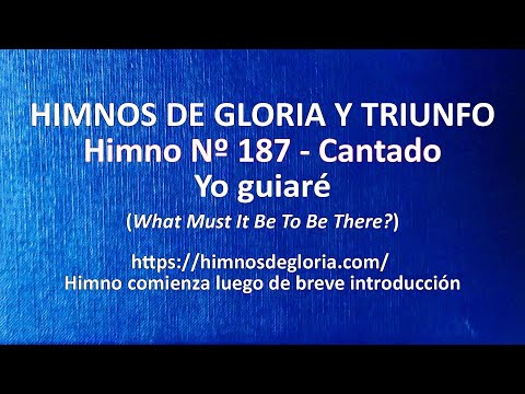 Himnos de Gloria Nº 187 - Yo guiaré