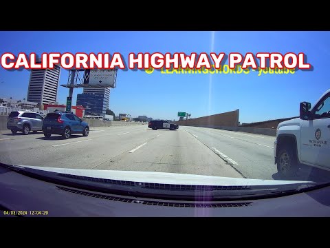 TRAFFIC BREAK POLICE CHP California Highway Patrol San Diego Freeway Copper PO-Po coppers